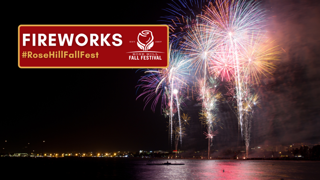Fireworks Rose Hill Fall Festival